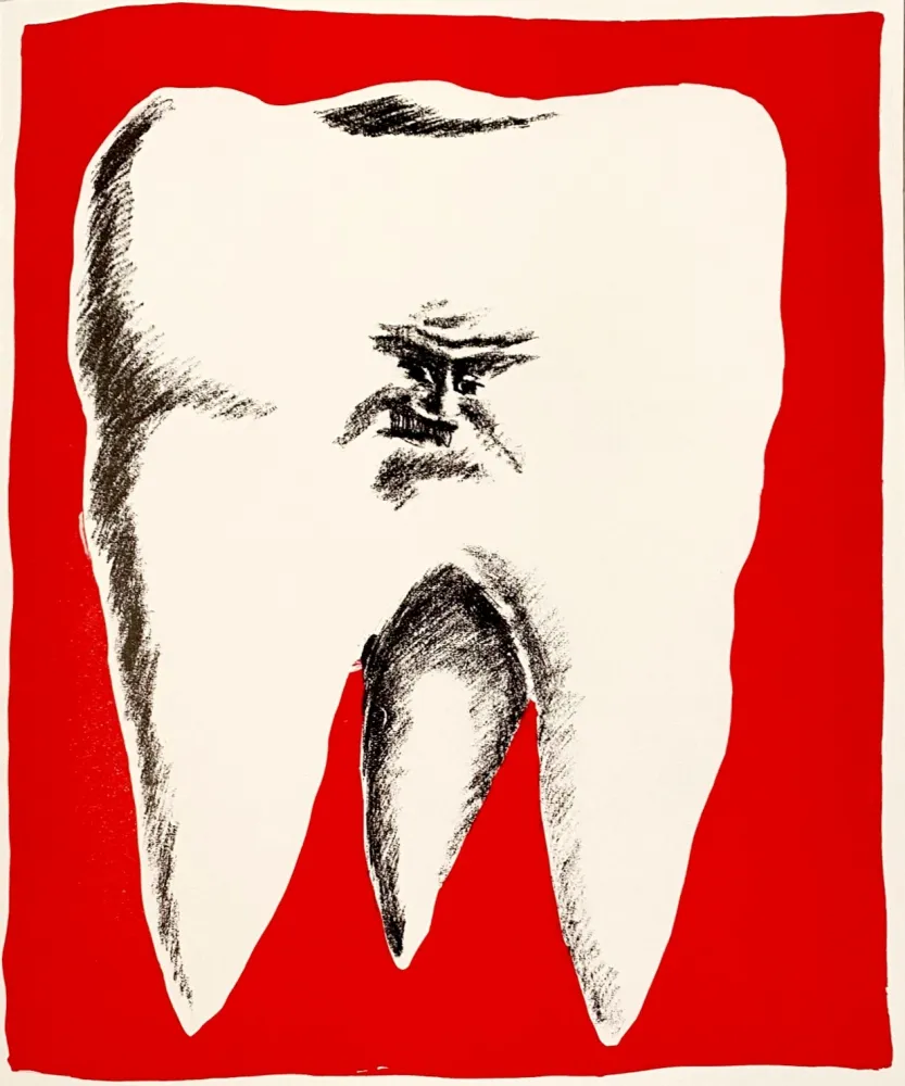 Litografia Di Rosa - Corps amoureux