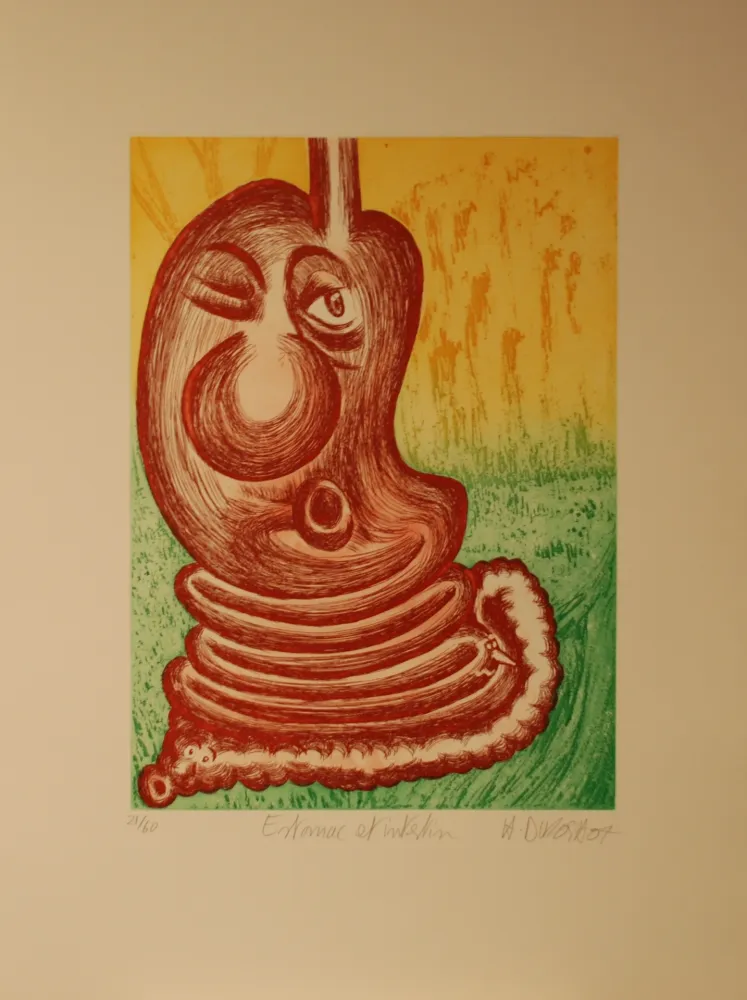 Gravura Di Rosa - Estomac et Intestin