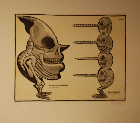 Gravura Di Rosa - Huguette Soumission