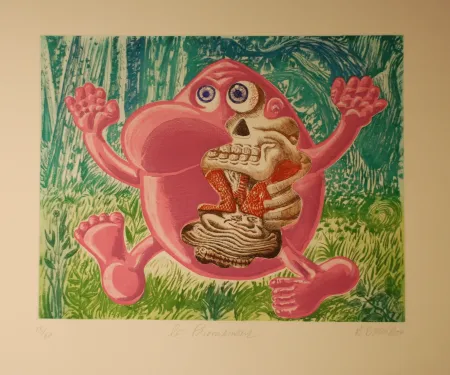 Gravura Di Rosa - Le promeneur