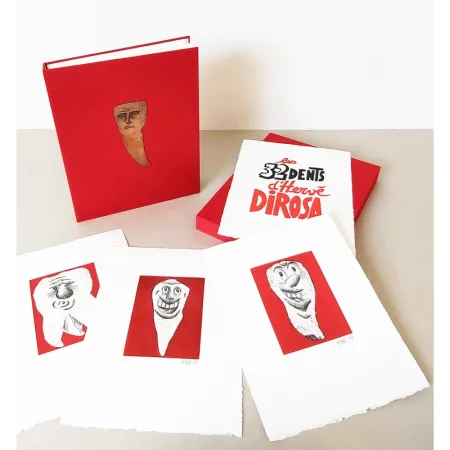 Livro Ilustrado Di Rosa - Les 32 dents d'Hervé Di Rosa