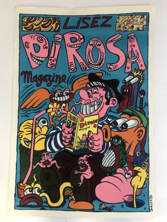 Cartaz Di Rosa - Lisez Di Rosa Magazine