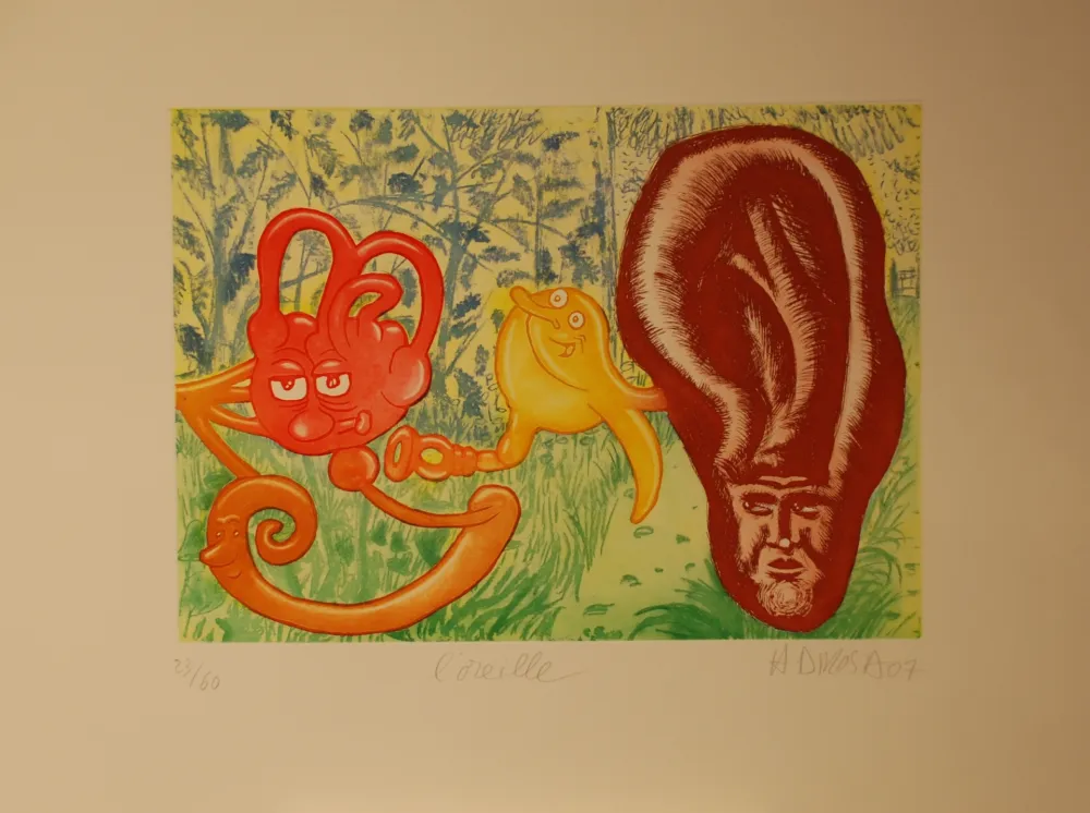 Gravura Di Rosa - L'oreille