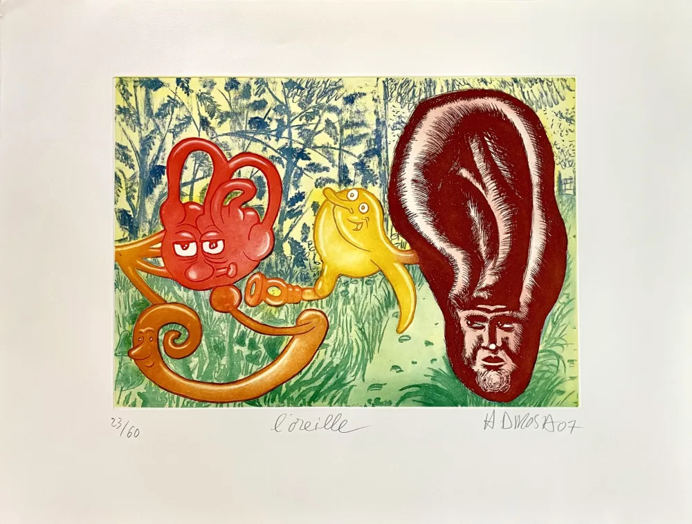 Água-Forte Di Rosa - L'oreille