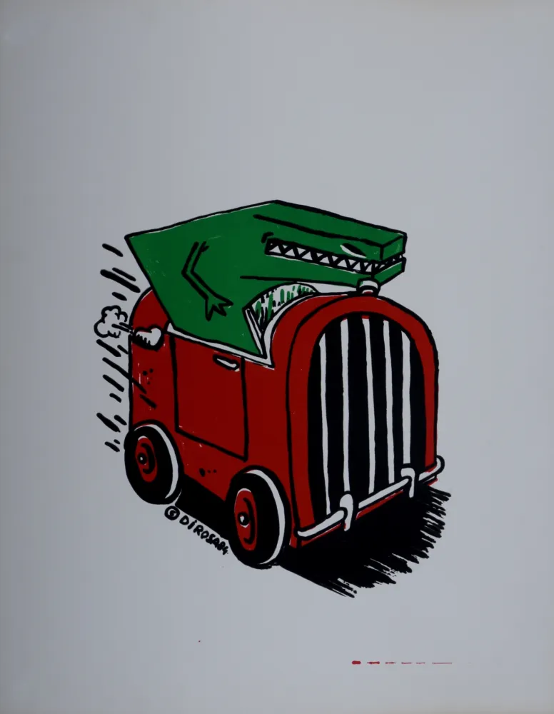 Litografia Di Rosa - Raphaël, 1985