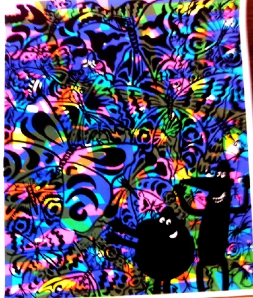 Serigrafia Di Rosa - Sans titre 4