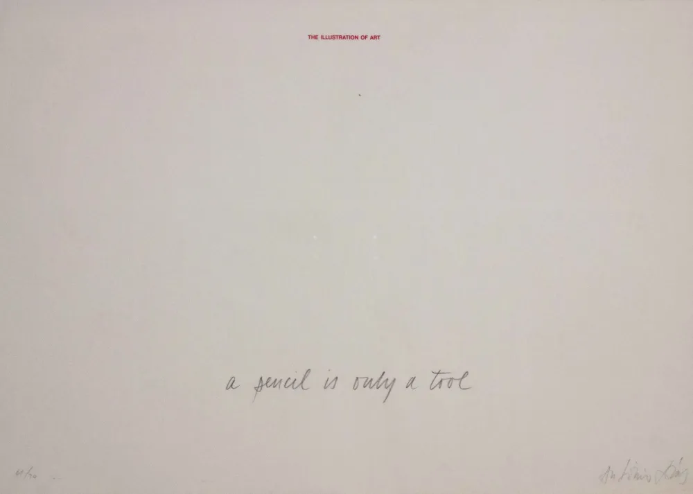 Serigrafia Dias - A pencil is a tool