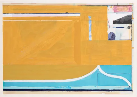 Xilogravura Diebenkorn - Ochre