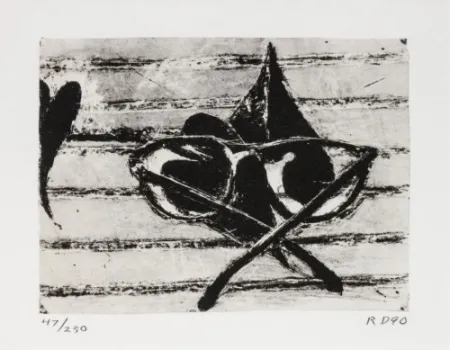 Litografia Diebenkorn - Untitled,