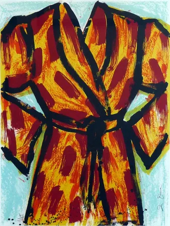 Litografia Dine - Black Ink Robe