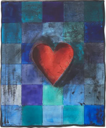 Xilogravura Dine - Hart in Blu 