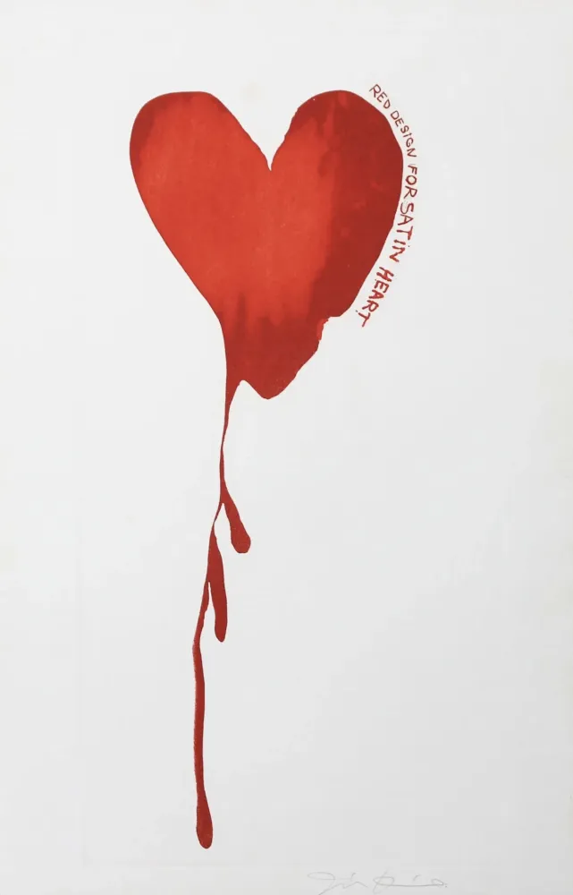 Gravura Dine - Red Design for Satin Heart 