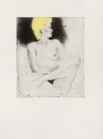 Gravura Dine - The Cellist