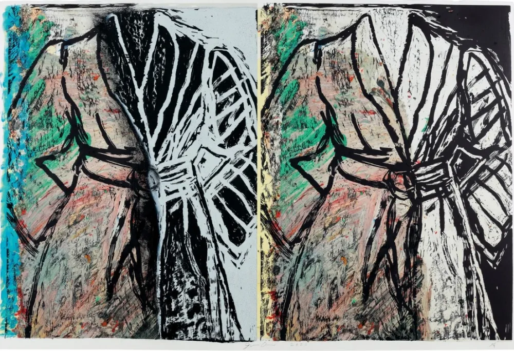 Xilogravura Dine - The Magic Sleeves