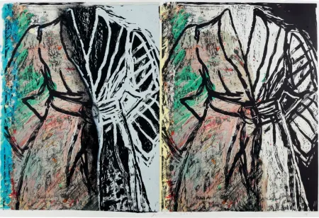 Xilogravura Dine - The Magic Sleeves