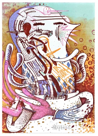 Litografia Dizac - Sans titre 2