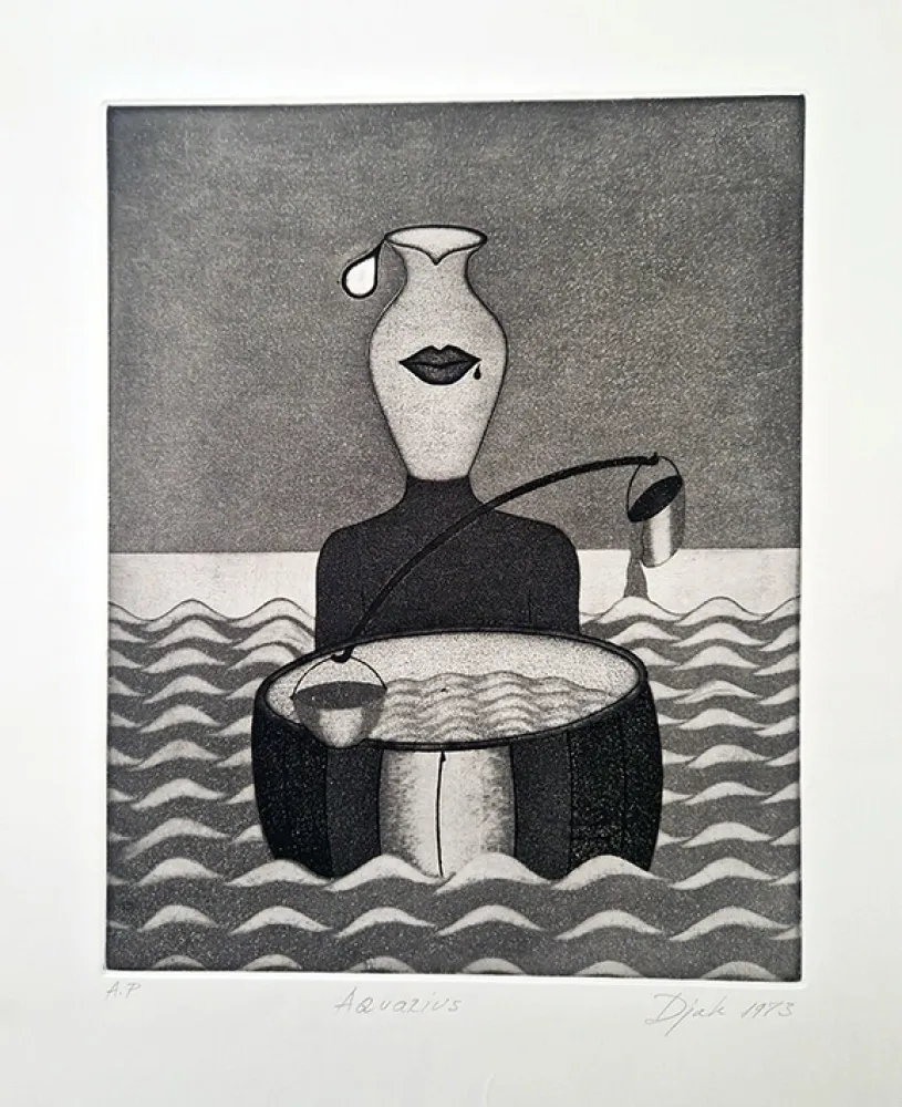 Água-Forte E Água-Tinta Djak - Aquarius
