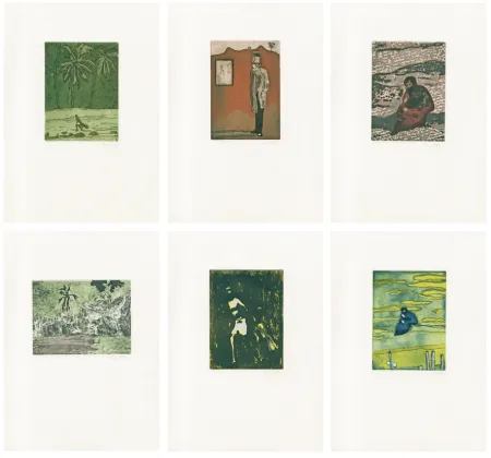 Água-Forte Doig - Black Palms