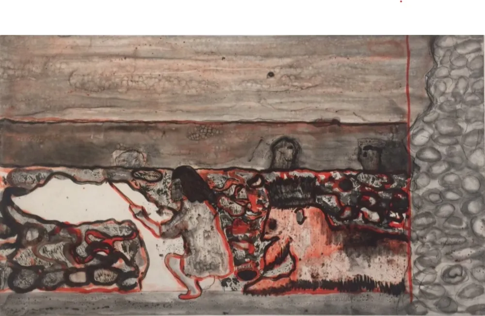 Água-Forte Doig - Painting a Cloud on the Wall