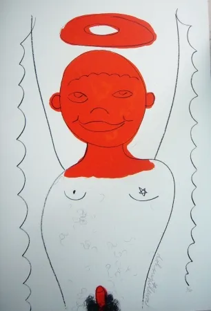 Litografia Dokoupil - Petit ange