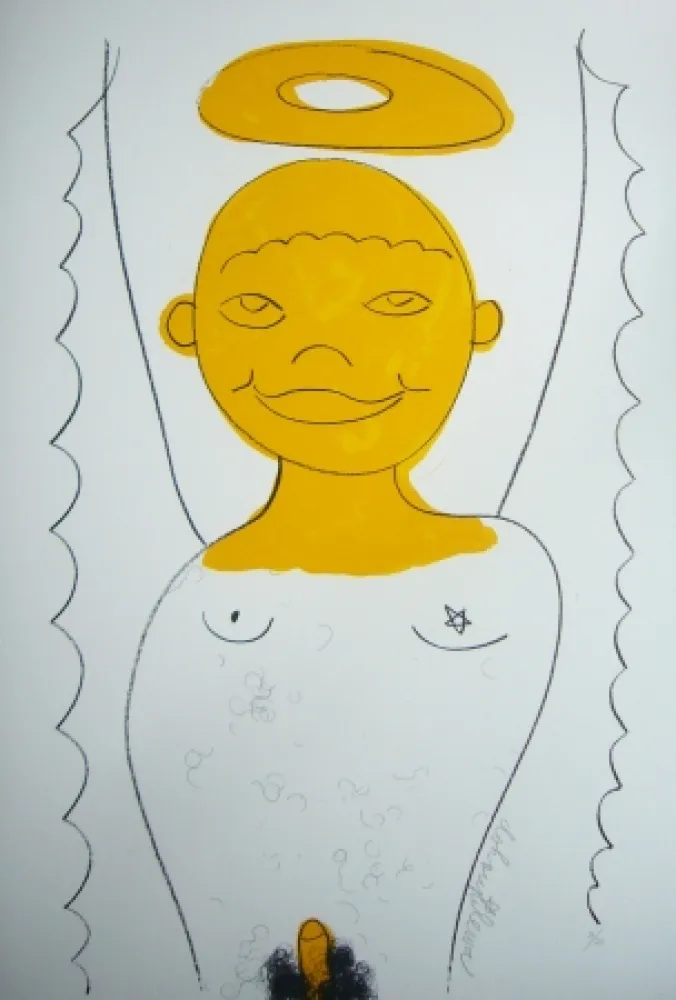 Litografia Dokoupil - Petit ange 3