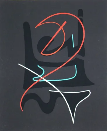 Estêncil Domela - Composition abstrait