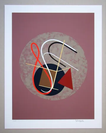 Serigrafia Domela - Senza Titolo