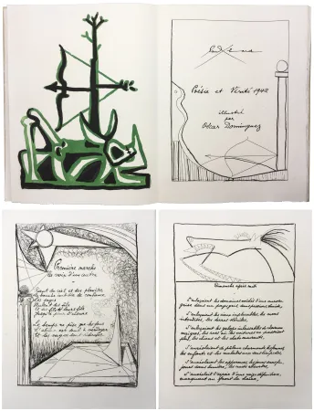 Livro Ilustrado Dominguez - Paul Éluard : POÉSIE ET VÉRITÉ 1942. 31 gravures originales (1947)