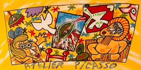 Litografia Donzelli - Atelier Picasso