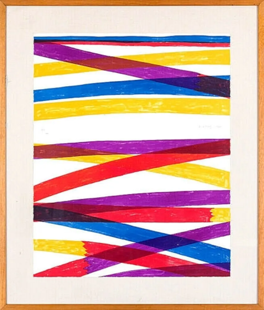 Litografia Dorazio - Composition