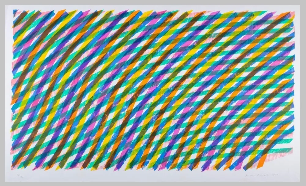 Litografia Dorazio - Composizione