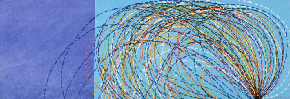 Litografia Dorazio - Kokkora (#5), 1987 - Hand-signed, Not numbered