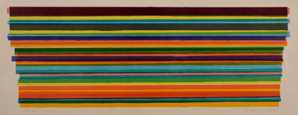 Litografia Dorazio - Kokkora (#C), 1987 - Hand-signed & numbered 