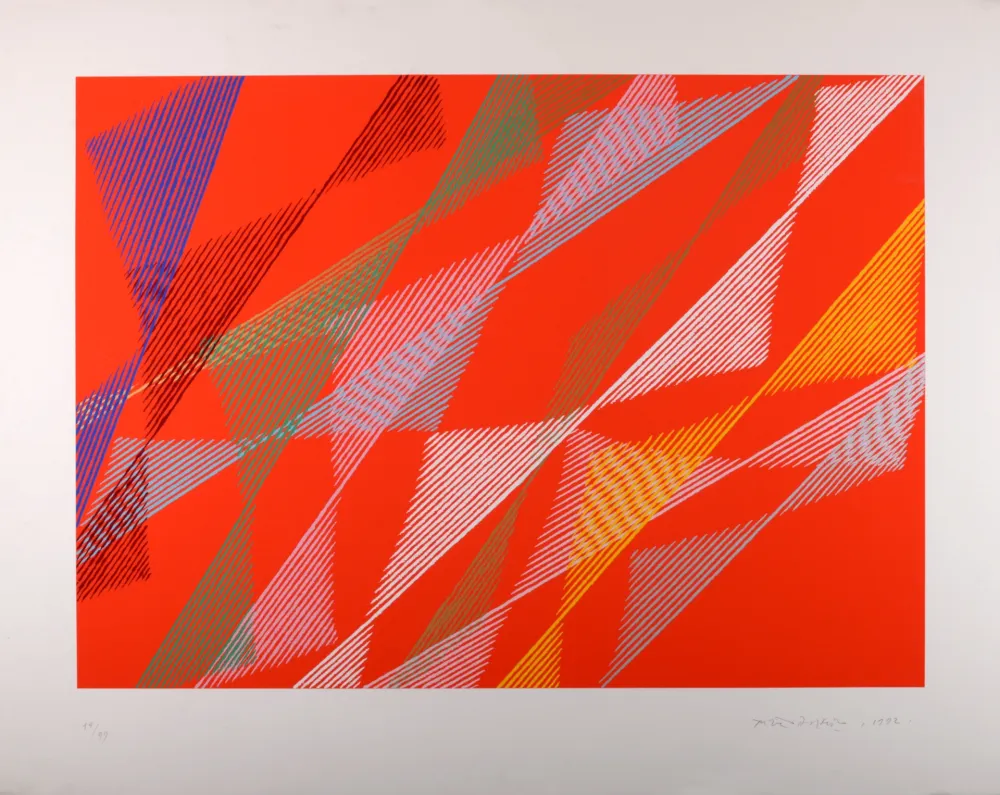 Serigrafia Dorazio - La Ribambelle des Gobelins, 1992 - Hand-signed