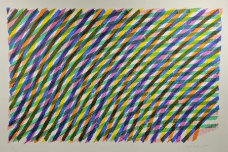 Litografia Dorazio - RETICOLO. COMPOSIZIONE NO 2