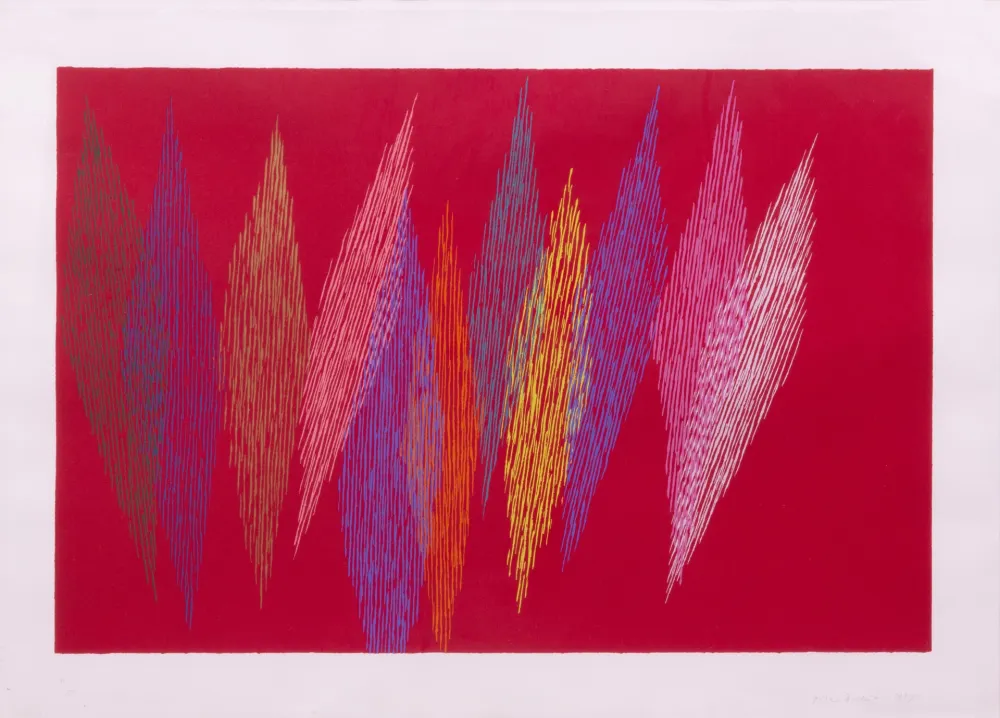 Litografia Dorazio - SENZA TITOLO