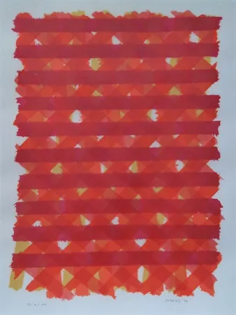 Litografia Dorazio - Senza titolo