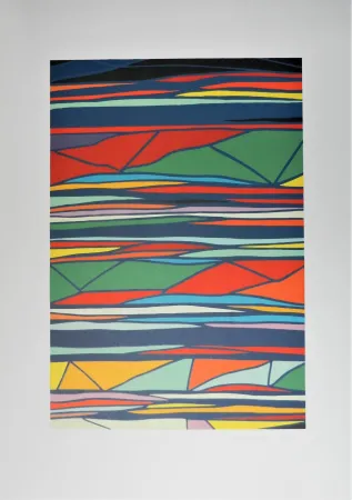 Litografia Dorazio - Senza titolo