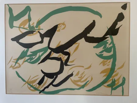 Litografia Dotremont - Oui Non