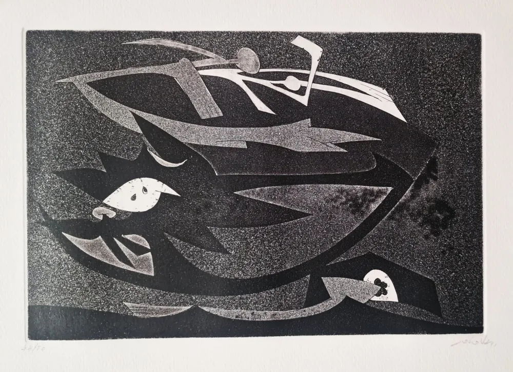 Água-Forte E Água-Tinta Dova  - Senza titolo