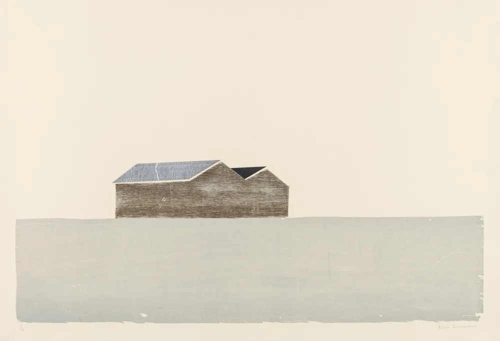 Xilogravura Drummond - The Boathouse