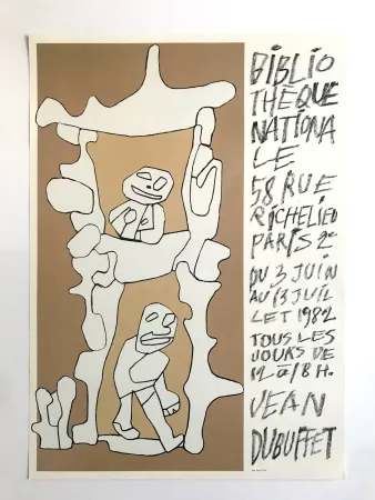Cartaz Dubuffet - Bibliothèque nationale - Site Richelieu