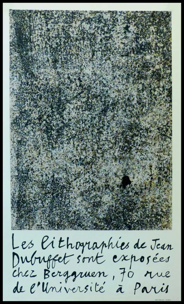 Cartaz Dubuffet - GALERIE BERGGRUEN 