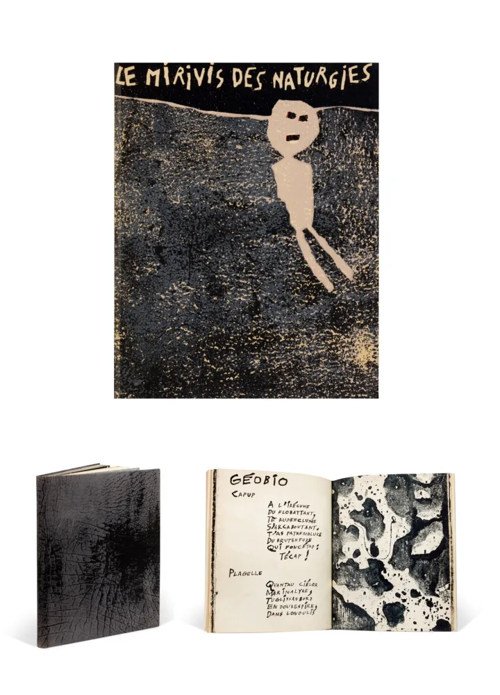 Livro Ilustrado Dubuffet - LE MIRIVIS DES NATURGIES. 16 lithographies originales (1962-1963)