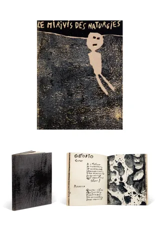 Livro Ilustrado Dubuffet - LE MIRIVIS DES NATURGIES. 16 lithographies originales (1962-1963)