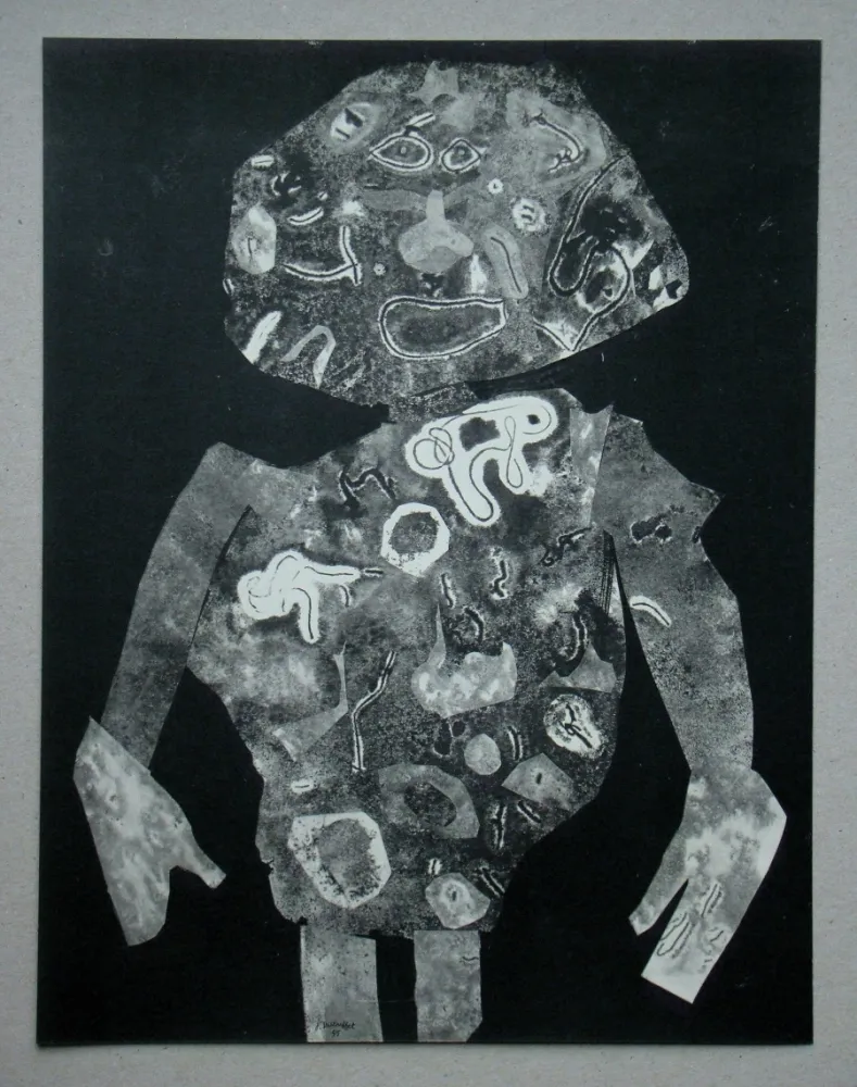 Estêncil Dubuffet - Personnage
