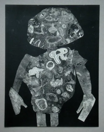Estêncil Dubuffet - Personnage