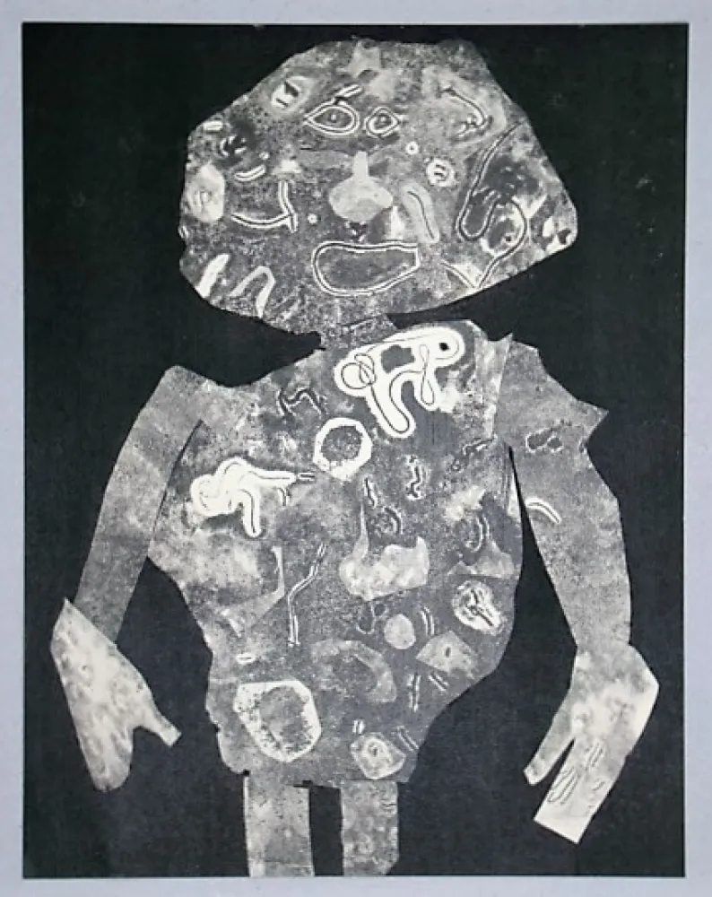 Estêncil Dubuffet - Personnage, 1955