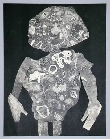 Estêncil Dubuffet - Personnage, 1955