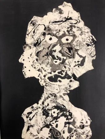 Estêncil Dubuffet - Personnage 1955 I